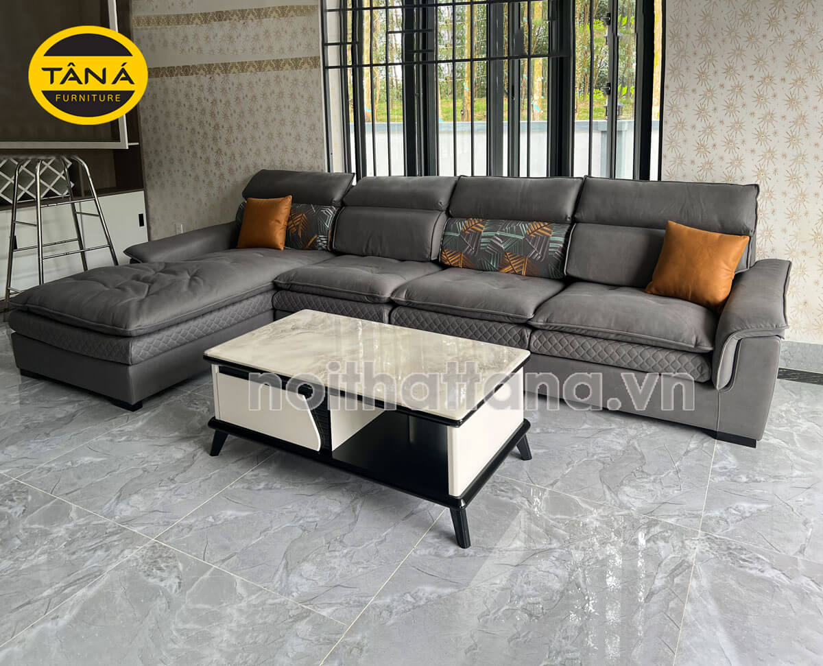 ghế sofa vải giả da cao cấp nhập khẩu Malaysia