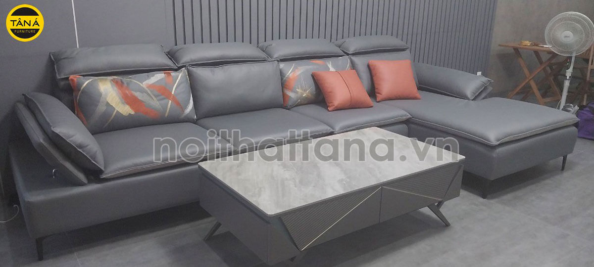 Ghế sofa vải giả da cao cấp TA-2089 nhập khẩu Malaysia
