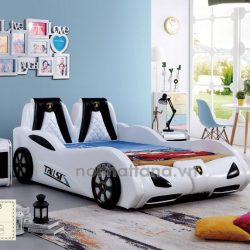 Giường ngủ hình ô tô xe hơi cho bé trai giá rẻ