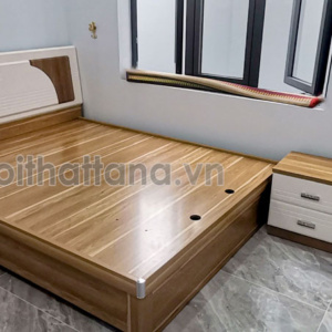 Giường Ngủ gỗ mdf đẹp Hiện Đại nhập khẩu