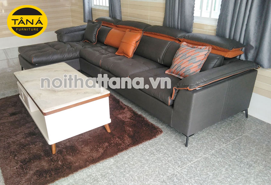 Ghế sofa vải giả da cao cấp nhập khẩu Malaysia