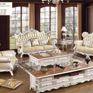 Sofa Da Bò Tiếp Xúc Tân Cổ Điển Cao Cấp Nhập Khẩu TA-6112A
