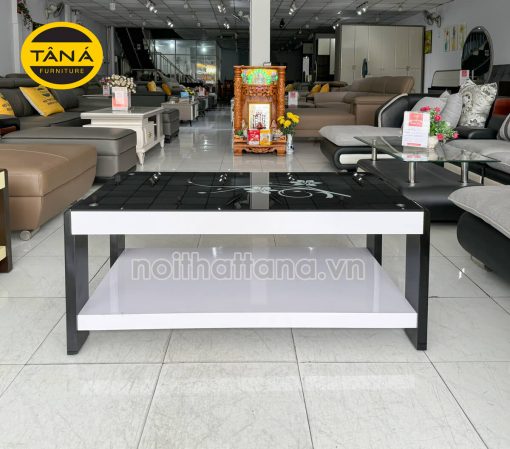 Bàn trà sofa mặt kính H3 đẹp hiện đại BT02