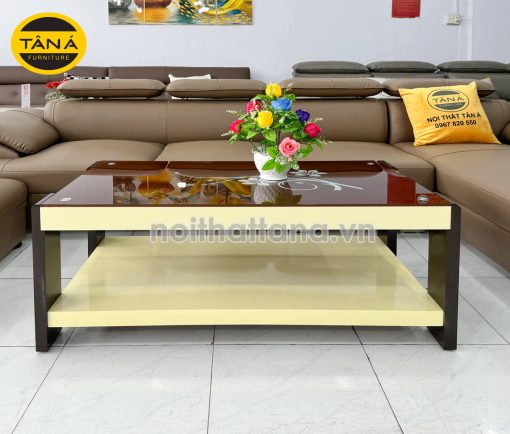 Bàn trà sofa mặt kính H3 đẹp hiện đại BT02