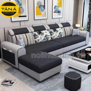 Sofa băng vải giá rẻ HV10 dài 2m8 sang trọng