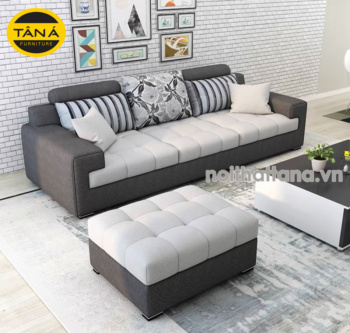 Sofa băng vải 2m1 có 3 tựa lưng hiện đại TB26