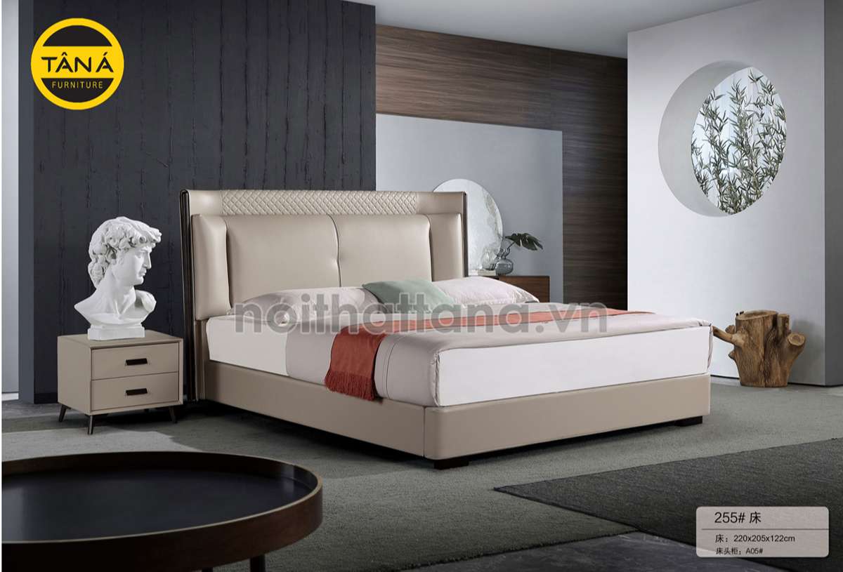 Giường ngủ gỗ sồi giá rẻ