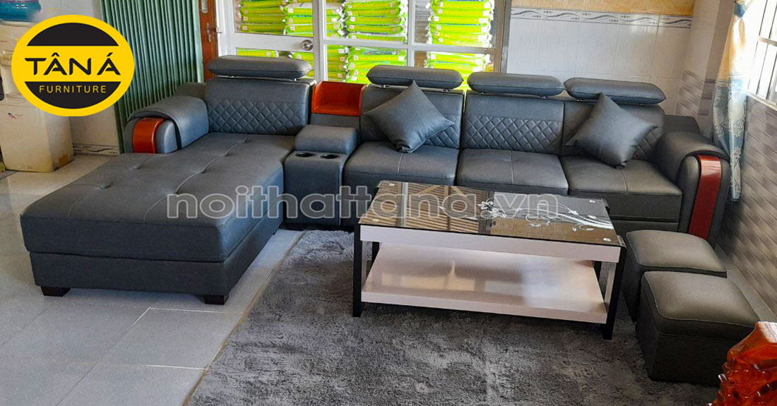 kích thước ghế sofa tiêu chuẩn màu xanh đen