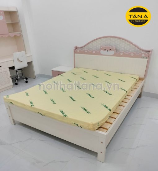 Giường Ngủ Cho Bé Gái 1m5x1m9 Dễ Thương TA-B712G