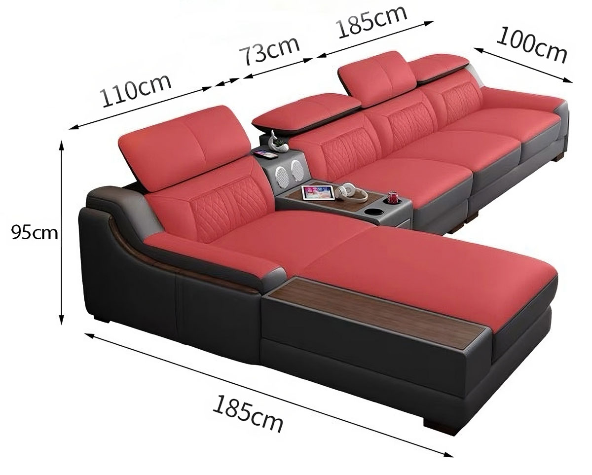 Kích thước ghế sofa góc chữ L tiêu chuẩn
