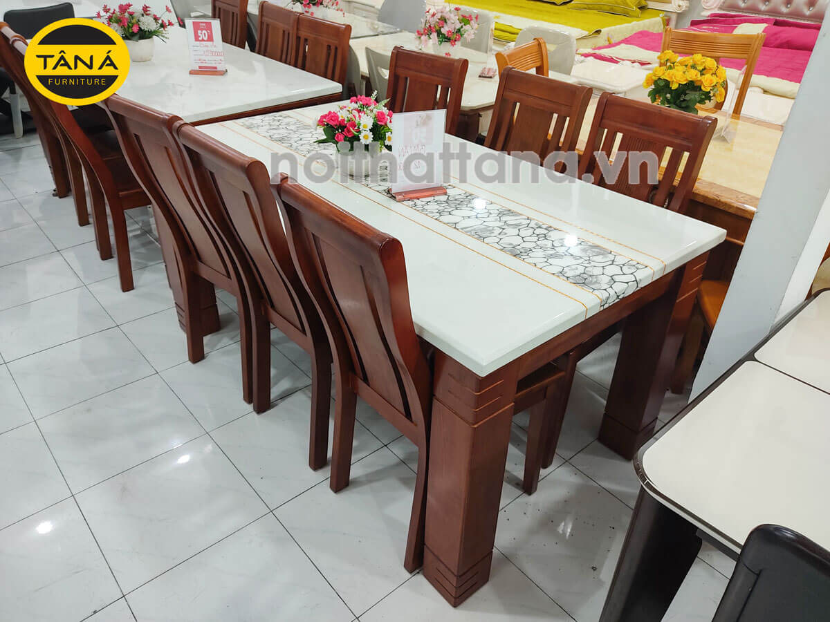 Mua bộ bàn ăn gỗ sồi giá rẻ tại Đăk Nông