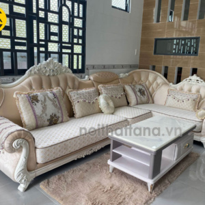 Sofa Tân Cổ Điển TA-B8635 góc L cao cấp nhập khẩu