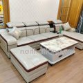 Ghế sofa da góc L cao cấp