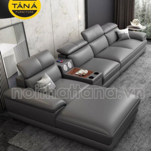 Sofa Da Hàn Quốc Góc Chữ L Hiện Đại N76
