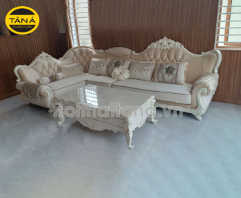 Sofa Tân Cổ Điển TA-B8635 góc L cao cấp nhập khẩu