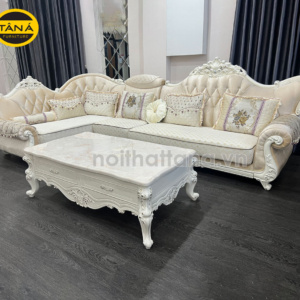 Sofa Tân Cổ Điển TA-B8635 góc L cao cấp nhập khẩu