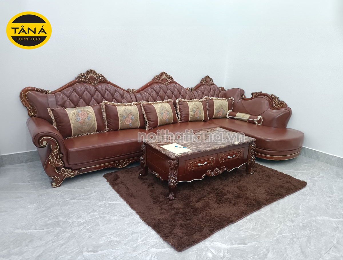 Mẫu ghế sofa tân cổ điển đẹp nhập khẩu đài loan