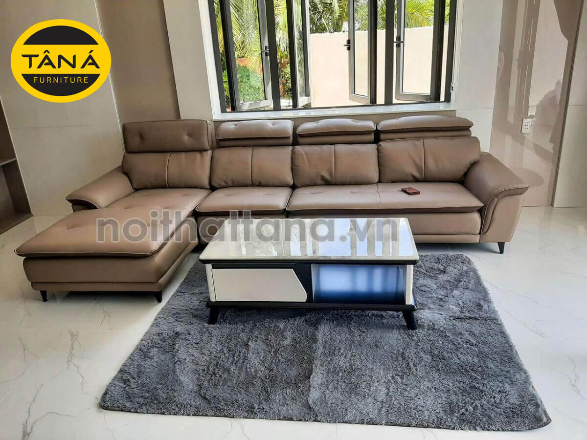 Ghế sofa da hiện đại nhập khẩu Malaysia