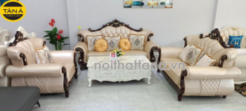 Sofa Tân Cổ Điển Da Cao Cấp Nhập Khẩu TA-MT119