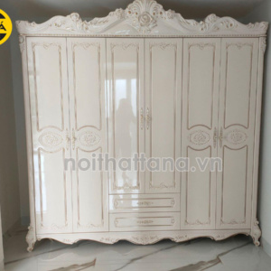 Mua Tủ quần áo 6 cánh gỗ Tân cổ điển TA-H1733