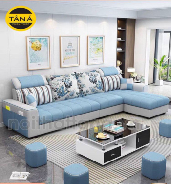 Sofa Vải Góc L Hiện Đại T64