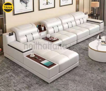 Ghế Sofa Da Hàn Quốc Góc L N81