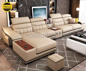 Ghế Sofa Da Hàn Quốc Góc L Hiện Đại N84