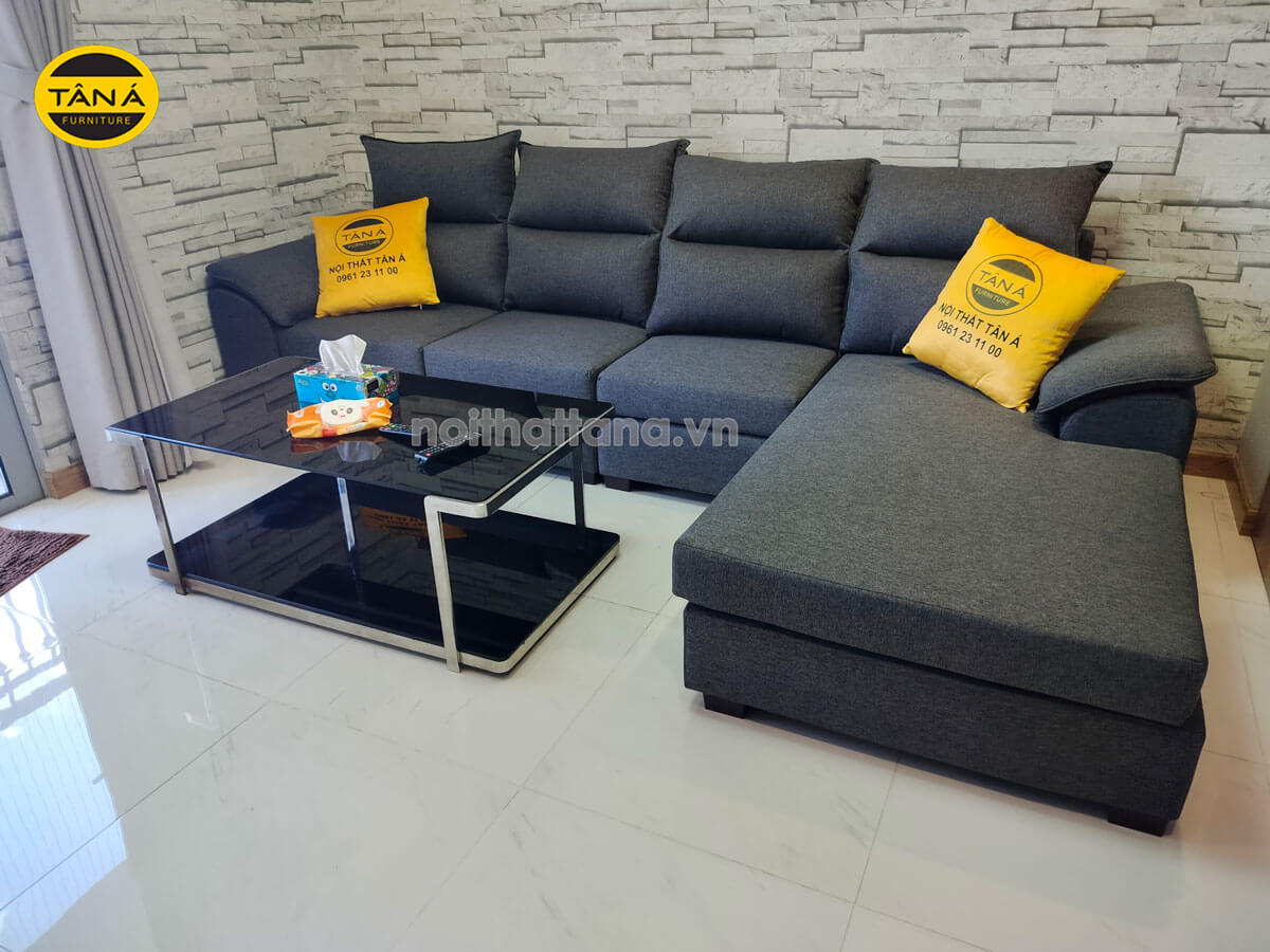 Ghế sofa vải góc L hiện đại T52