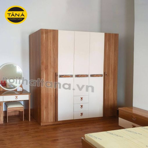 mua tủ áo 5 cánh gỗ mdf nhập khẩu đài loan