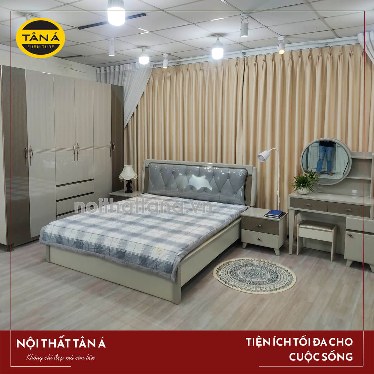 Mua giường ngủ gỗ đẹp giá rẻ đẹp hiện đại