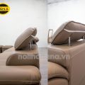 ghế sofa gục xéo H05 da cao cấp góc L hiện đại