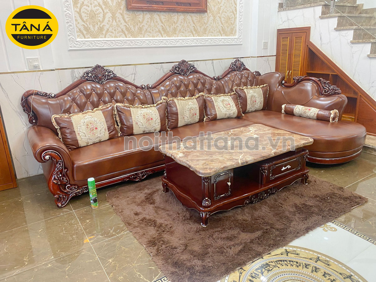 Mẫu ghế sofa tân cổ điển nhập khẩu giá rẻ ở Vũng Tàu