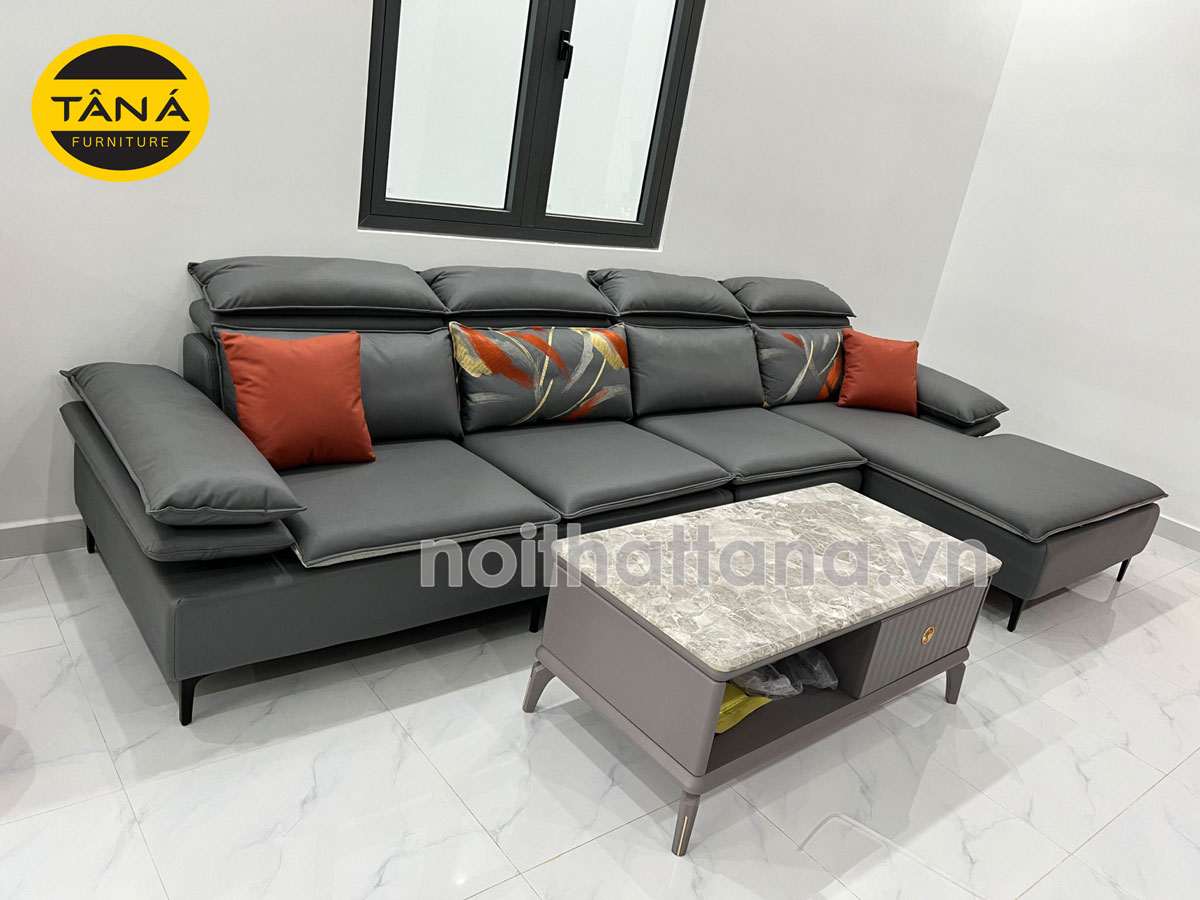 ghế sofa vải giả da cao cấp nhập khẩu Malaysia