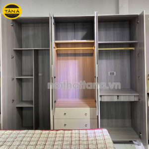 Tủ Áo 6 Cánh Hiện Đại Nhập Khẩu TA-B37T
