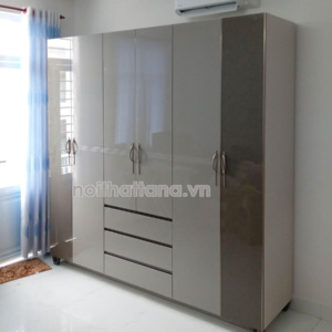 Tủ quần áo gỗ 6 cánh hiện đại nhập khẩu đài loan