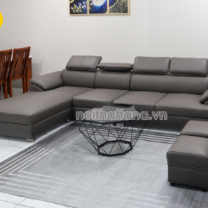 Sofa Da Cao Cấp Góc L Hiện Đại H05