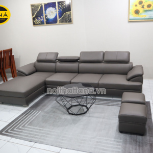 Sofa Da Cao Cấp Góc L Hiện Đại H05