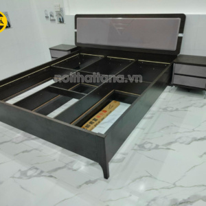 Mẫu giường ngủ gỗ mdf đẹp hiện đại nhập khẩu đài loan