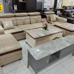 Sofa Covit Bọc Da Hàn Quốc Góc L Cao Cấp Q18
