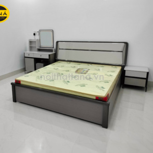 mua giường ngủ gỗ mdf 1m8x2m giá rẻ đẹp hiện đại nhập khẩu đài loan