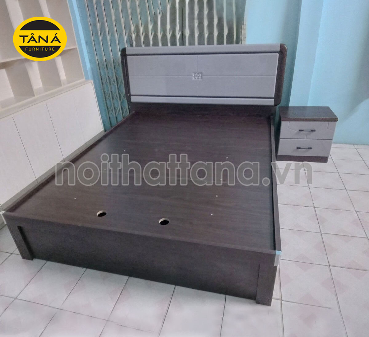 Mua giường ngủ gỗ mdf đẹp Hiện Đại Nhập Khẩu Đài Loan TA-3136