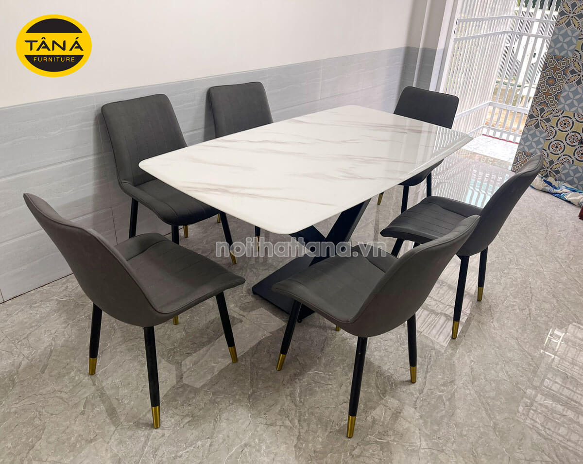 Bộ bàn ăn mặt đá giá rẻ quận 7 TP.HCM Bộ bàn ăn mặt đá giá rẻ quận 7 TP.HCM
