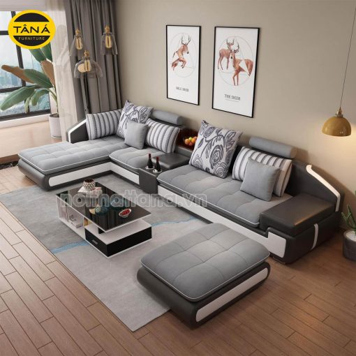 Sofa Vải Bố T10 Bền Bỉ Thiết Kế Tối Giản Cho Căn Hộ Hiện Đại