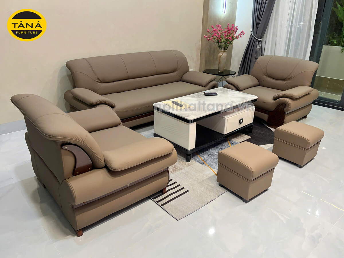 Sofa Da Văn Phòng Cao Cấp VP01