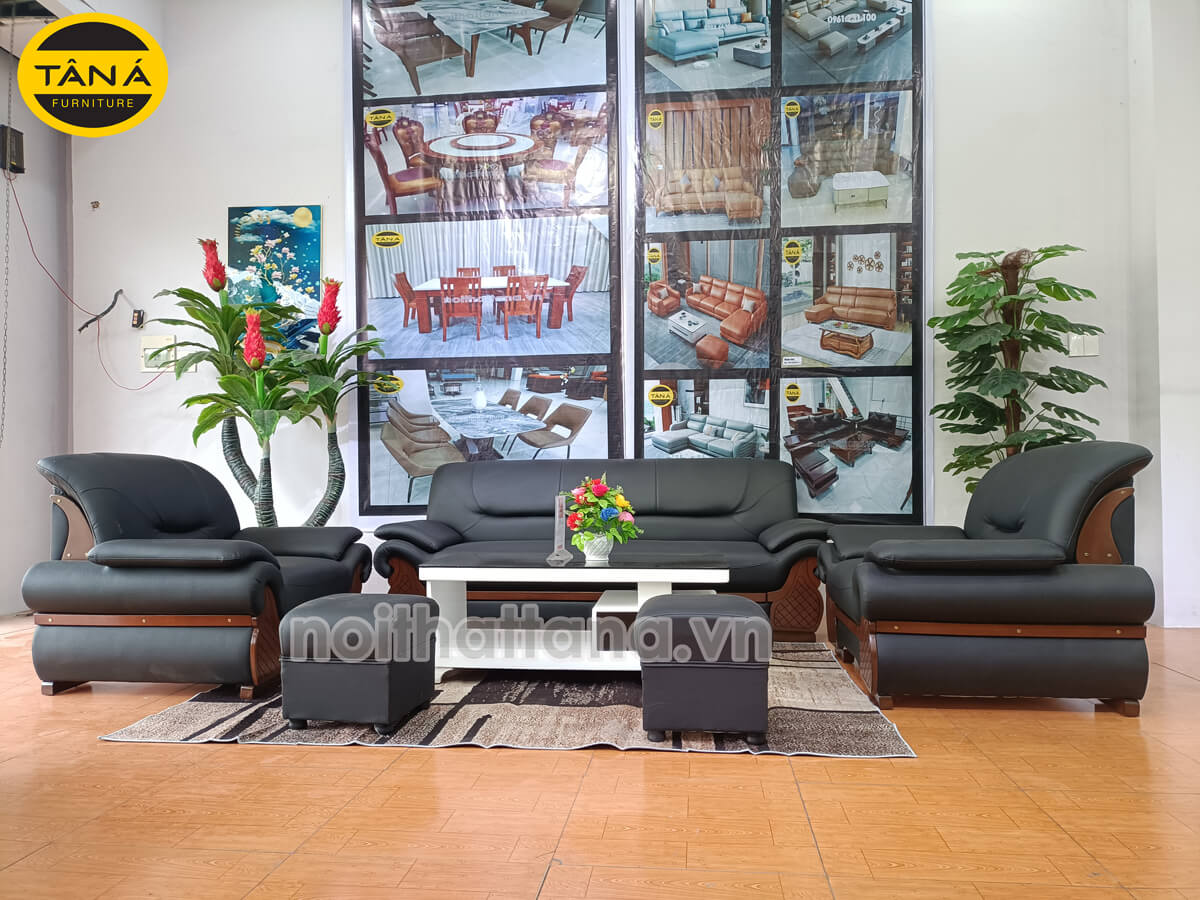 Sofa Da Văn Phòng Cao Cấp VP01