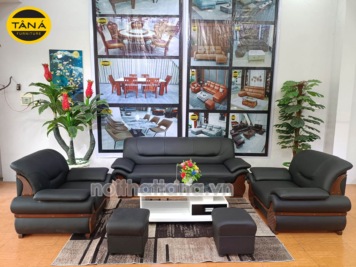 Sofa Da Văn Phòng Cao Cấp VP01