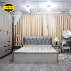 Mua giường gỗ mdf 1m8x2m đẹp Hiện Đại nhập khẩu đài loan