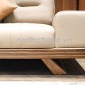 Sofa Gỗ Sồi Bọc Da Góc L Đẹp TA-882B-12