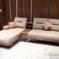 Sofa Gỗ Sồi Bọc Da Góc L Đẹp TA-882B-12