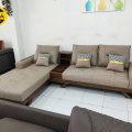 Sofa Gỗ Sồi Bọc Da Góc L Đẹp TA-882B-12